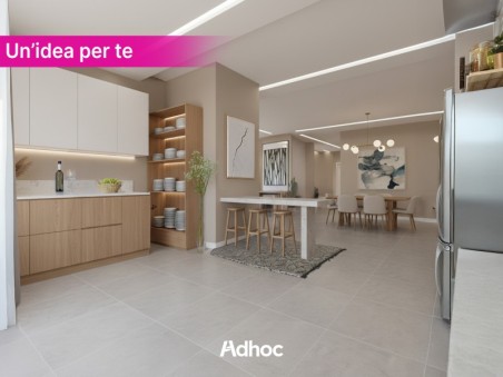 Piano 1 - Cucina e Soggiorno